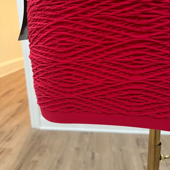 BEBE TEXTURED DIAMOND TANK DRESS Rasberry SZ Small - Picture 4 of 13